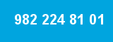 982 224 81 01 982 224 81 01